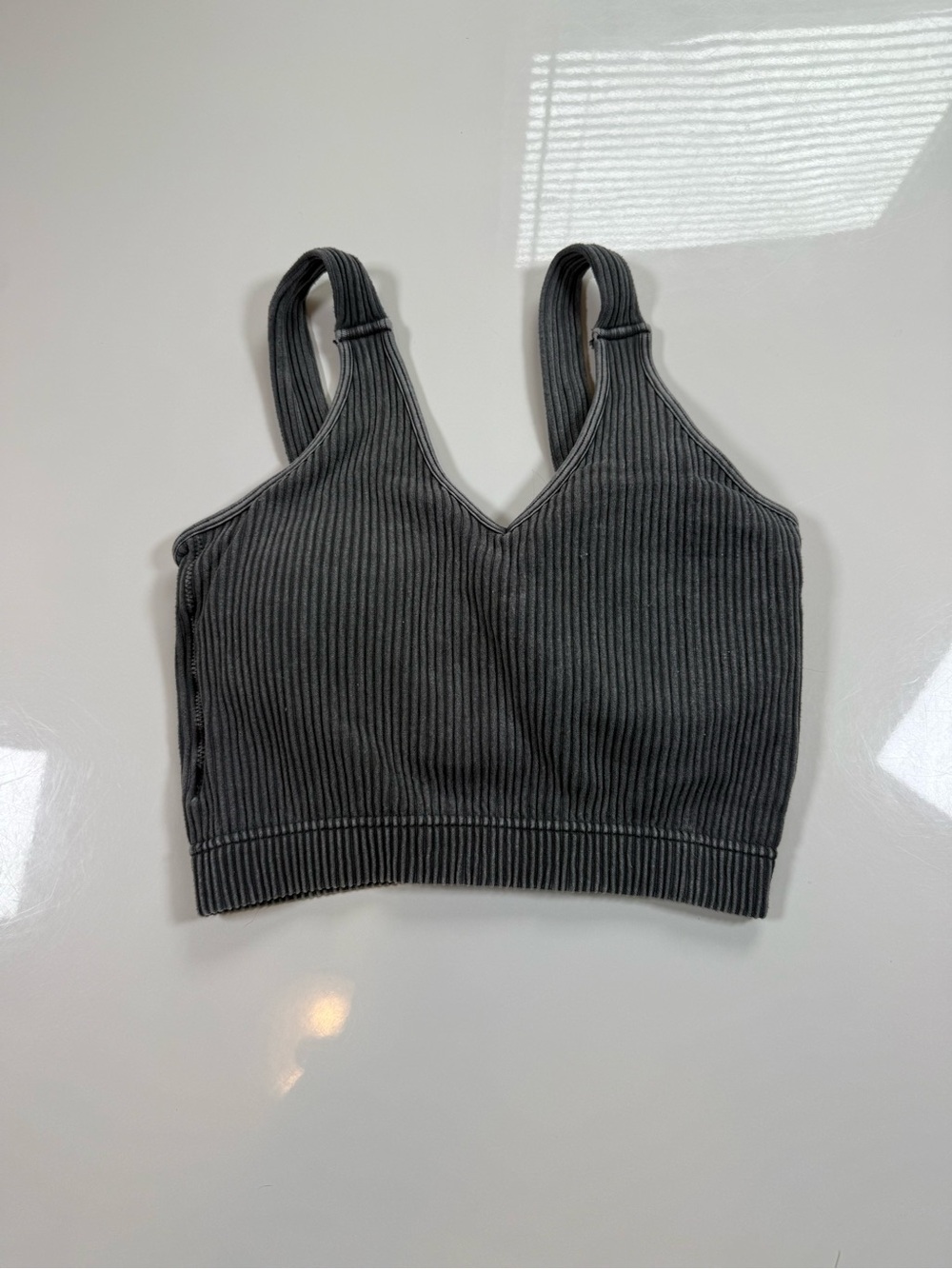 Zenana Ribbed Mineral Wash Tank
